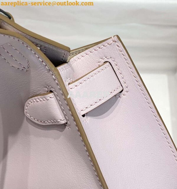 Replica Hermes 316413 Jyspiere Leather Hermes bags Pink H900916 9