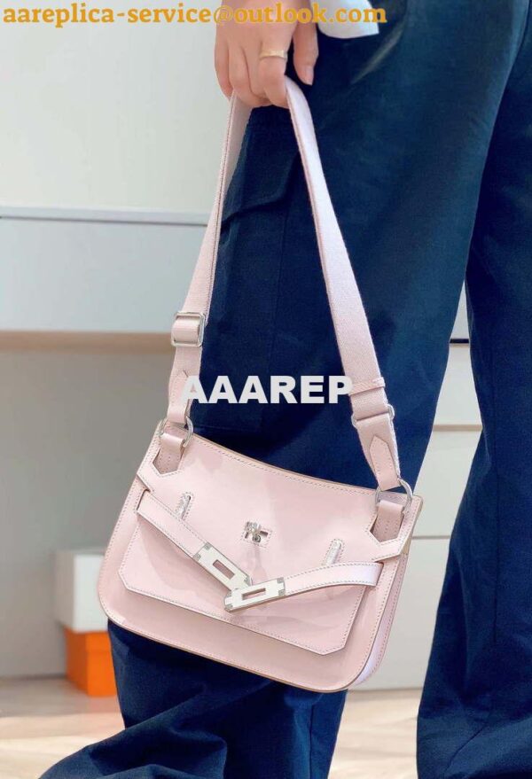 Replica Hermes 316413 Jyspiere Leather Hermes bags Pink H900916 13