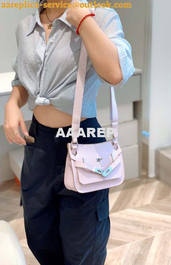 Replica Hermes 316413 Jyspiere Leather Hermes bags Pink H900916 17