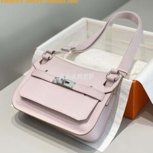 Replica Hermes 316413 Jyspiere Leather Hermes bags Pink H900916 2