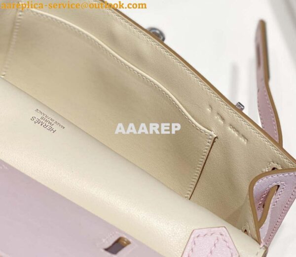 Replica Hermes 316413 Jyspiere Leather Hermes bags Pink H900916 8