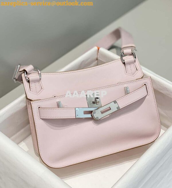 Replica Hermes 316413 Jyspiere Leather Hermes bags Pink H900916 10