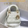 Replica Micro Lady Dior Bag White Patent Cannage Calfskin S0856 2