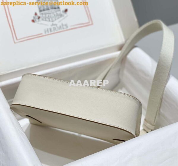 Replica Hermes 316413 Jyspiere Leather Hermes bags White H900917 4