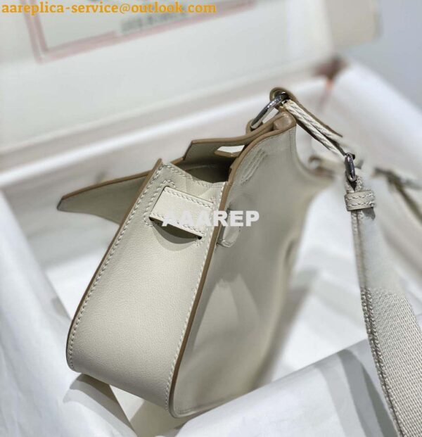 Replica Hermes 316413 Jyspiere Leather Hermes bags White H900917 5