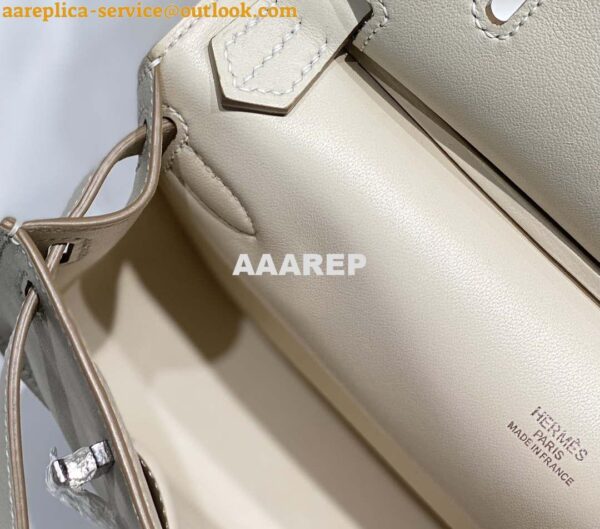 Replica Hermes 316413 Jyspiere Leather Hermes bags White H900917 5