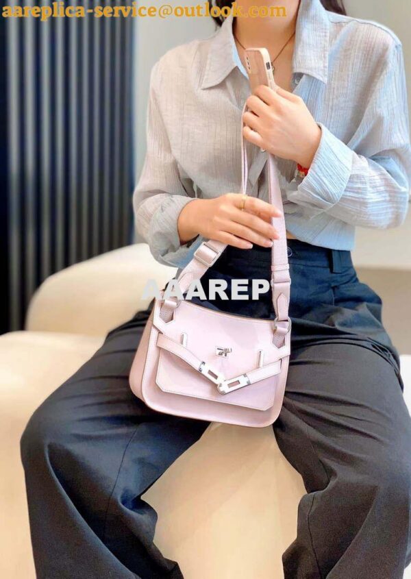 Replica Hermes 316413 Jyspiere Leather Hermes bags Pink H900916 19