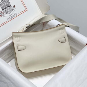 Replica Hermes 316413 Jyspiere Leather Hermes bags White H900917