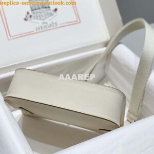 Replica Hermes 316413 Jyspiere Leather Hermes bags White H900917 2