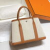 Replica Hermes Beige Canvas Garden Party 30cm Bag H239050 2