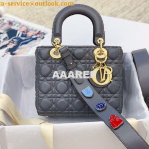 Replica My Lady Dior Bag Lambskin with Customisable Shoulder Strap Dar