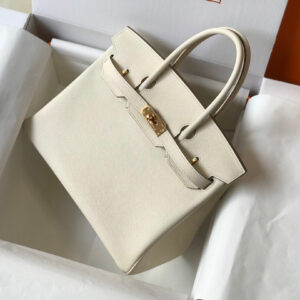 Replica Hermes Birkin Designer Tote Bag Epsom Leather 28355 White