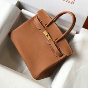 Replica Hermes Birkin Designer Tote Bag Epsom Leather 28356 Brown