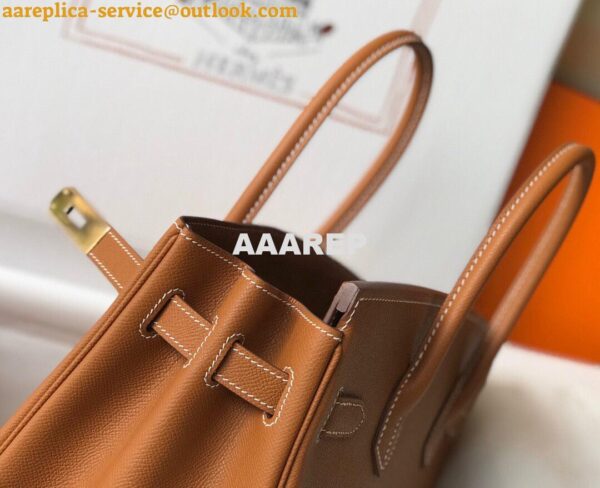 Replica Hermes Birkin Designer Tote Bag Epsom Leather 28356 Brown 5