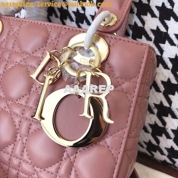 Replica My Lady Dior Bag Lambskin with Customisable Shoulder Strap Ros 5