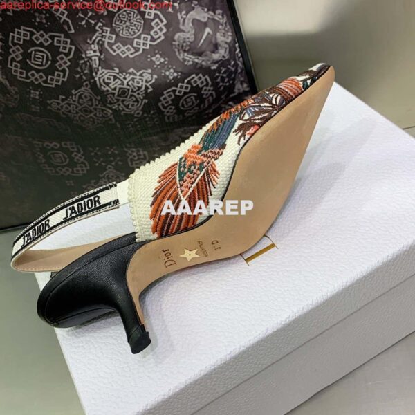 Replica Dior Women's Shoes KCB384TFL_S900 J'ADIOR Slingback Ballerina Flat 195805 8