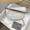 Replica Small Dior Vibe Hobo Bag White Cannage Lambskin M7200