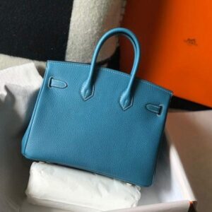 Replica Hermes Birkin Designer Tote Bag Togo Leather 28336 Blue