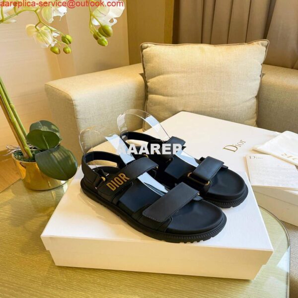 Replica Dior Women's Slippers Designer Dior Sandals Flats Shoes D81192 4