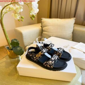 Replica Dior Women's Slippers Designer Dior Sandals Flats Shoes D81193 2