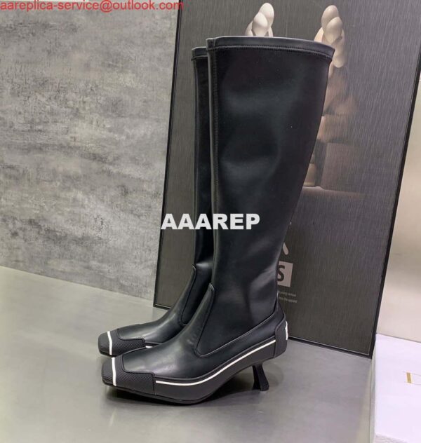 Replica Dior Women's Shoes KCI799NSR_S20X D-Motion Heeled Boot 191444 5