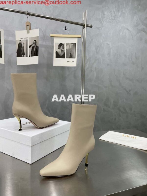 Replica Dior Women's Shoes Kci806vvv_S900 D-Fame Heeled Ankle Boot 192876 2