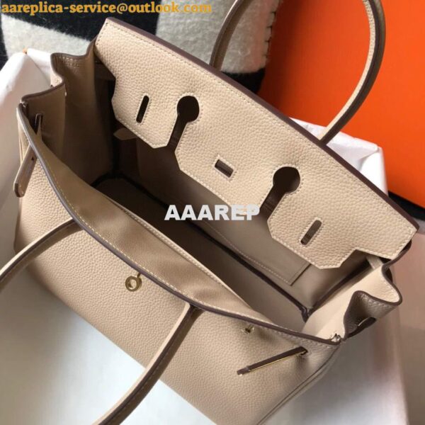 Replica Hermes Birkin Designer Tote Bag Togo Leather 28347 Apricot 10