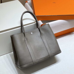 Replica Hermes Dark Gray Togo Medium Garden Party 36cm Bag H239059