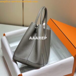 Replica Hermes Dark Gray Togo Medium Garden Party 36cm Bag H239059 2