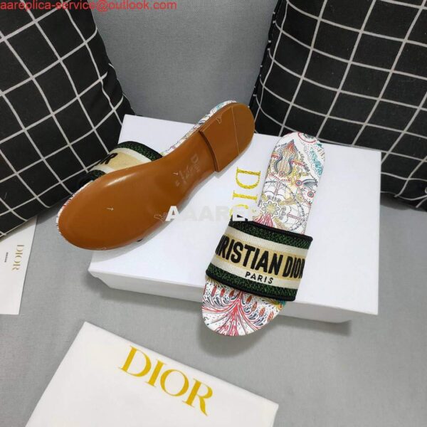 Replica Dior Women's Slippers Designer Dior Sandals Flats Shoes D81202 6