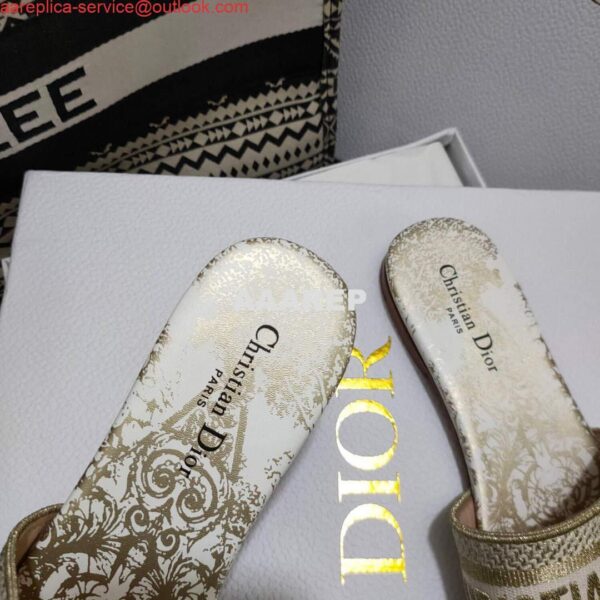 Replica Dior Women's Slippers Designer Dior Sandals Flats Shoes D81205 6