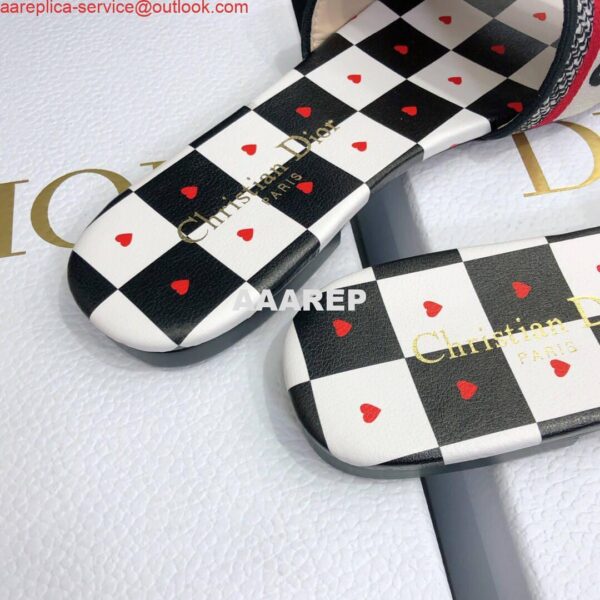 Replica Dior Women's Slippers Designer Dior Sandals Flats Shoes D81208 7
