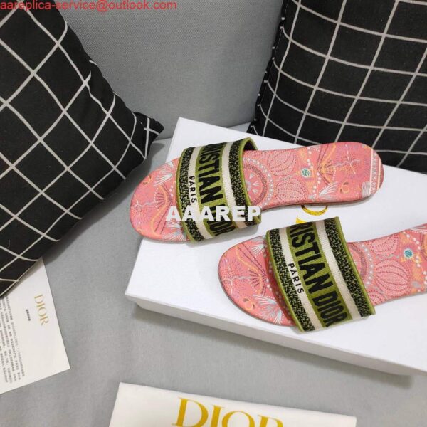 Replica Dior Women's Slippers Designer Dior Sandals Flats Shoes D81212 8