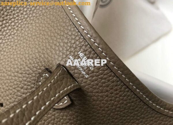 Replica Hermes Evelyne Bag Designer Hermes Mini Crossbody Real Bag 20423 Gray 6