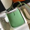 Replica Hermes Evelyne Bag Designer Hermes Mini Crossbody Real Bag 20423 Gray