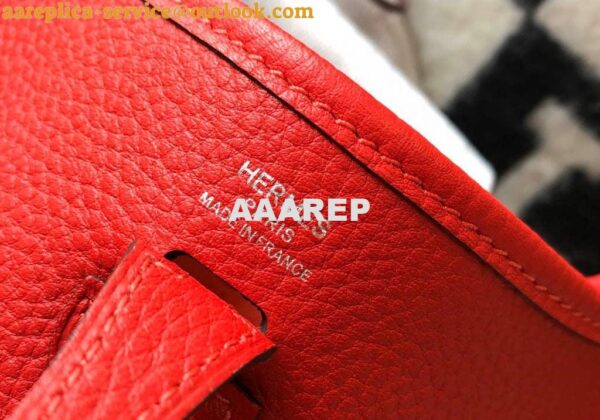 Replica Hermes Evelyne Bag Designer Hermes Mini Crossbody Real Bag 20432 Red 8