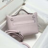 Replica Hermes Mini 2424 Leather 21cm H230263 Weimaraner color 2