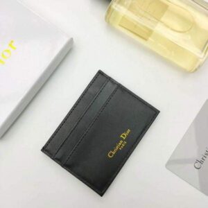 Replica Dior S2098 Wallet 30 Montaigne card holder M928 Black 2