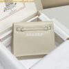 Replica Hermes Evercolor Kelly Danse II 22cm Leather Crossbody Bag H20366 White