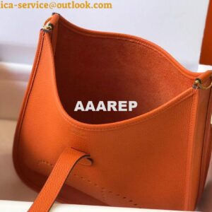 Replica Hermes H083434 Evelyne III 29 bag Designer Hermes Shoulder Bag 203871 Orange 2