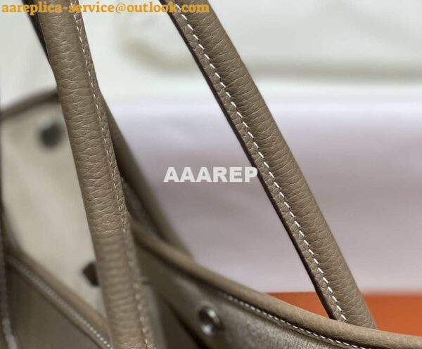 Replica Hermes Gray Togo Medium Garden Party 36cm Bag H239057 6