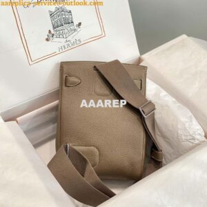 Replica Hermes H083591CK89 Hac a Dos GM backpack Elephant gray 2