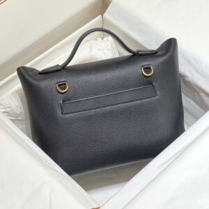 Replica Hermes Kelly 2424 Leather 29cm H230268 Black Shoulder bag