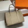 Replica Hermes Light Gray Clemence Garden Party 30cm Bag H239045