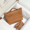 Replica Hermes Mini 2424 Leather 21cm H230263 Black 2