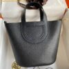 Replica Hermes In The Loop 18 Handmade Bag in Biscuit Clemence Leather