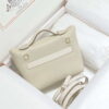 Replica Hermes Mini 2424 Leather 21cm H230263 Weimaraner color