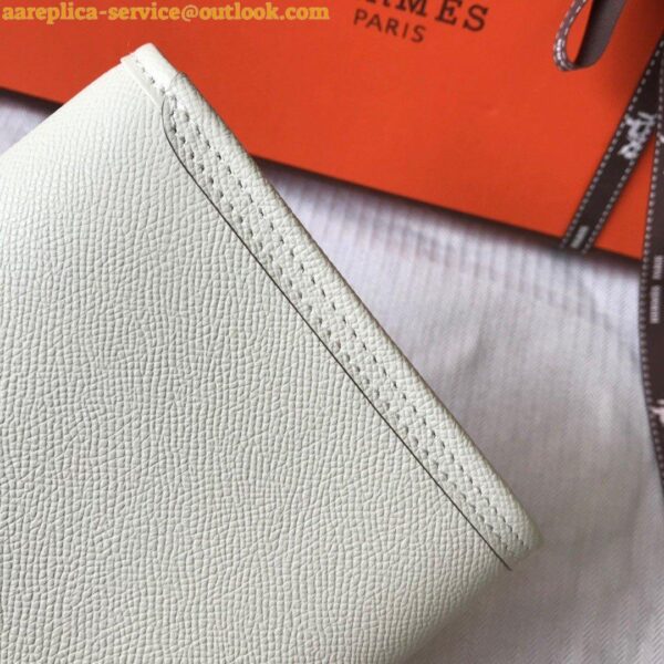 Replica Hermes Jige Elan 29 Clutch Bag In Beton Epsom Leather 3