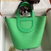 Replica Hermes In The Loop 18 Handmade Bag in Vert Cypres Clemence Leather