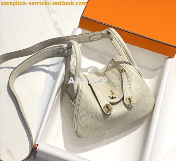 Replica Hermes H079086 Lindy Mini Bag 19cm H231931 4